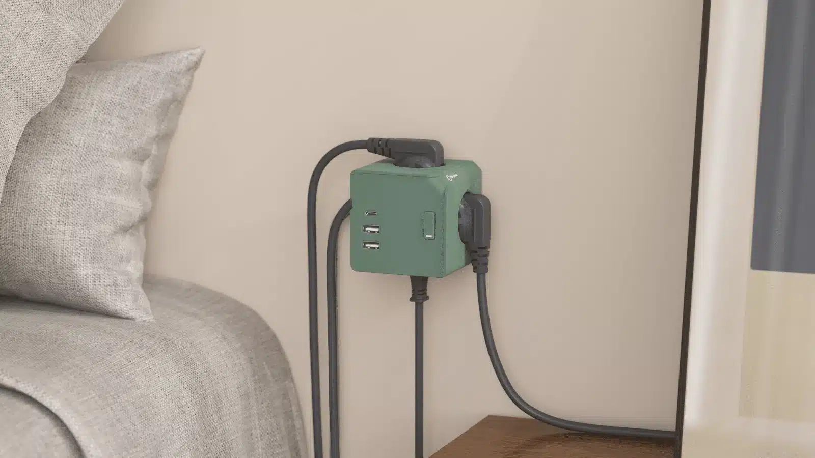 PowerCubes Original Stekkerdoos USB A+2C PD 45W - Afbeelding 2